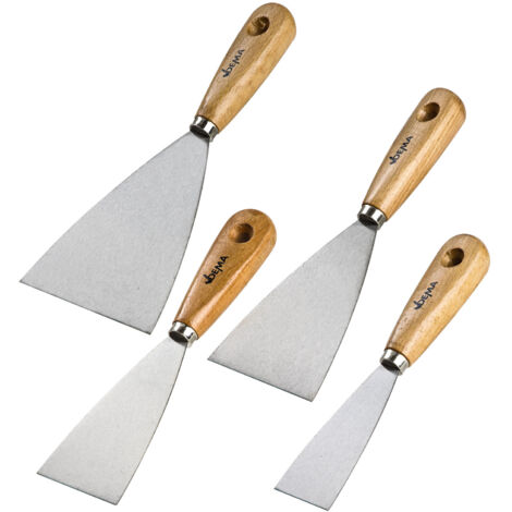 Malerspachtel Spachtel Stielspachtel Gipsspachtel Gipserspachtel 4-tlg.