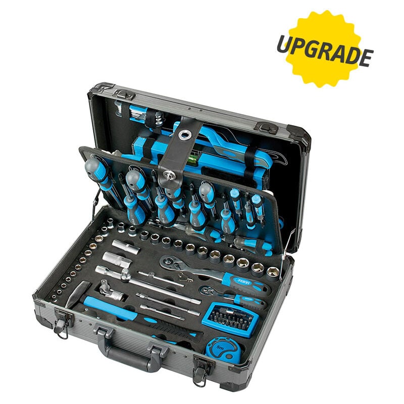

MALETA CAJA DE UTILES Y ACCESORIOS HERRAMIENTAS 133 PZ TRABAJO 0110 - Fervi