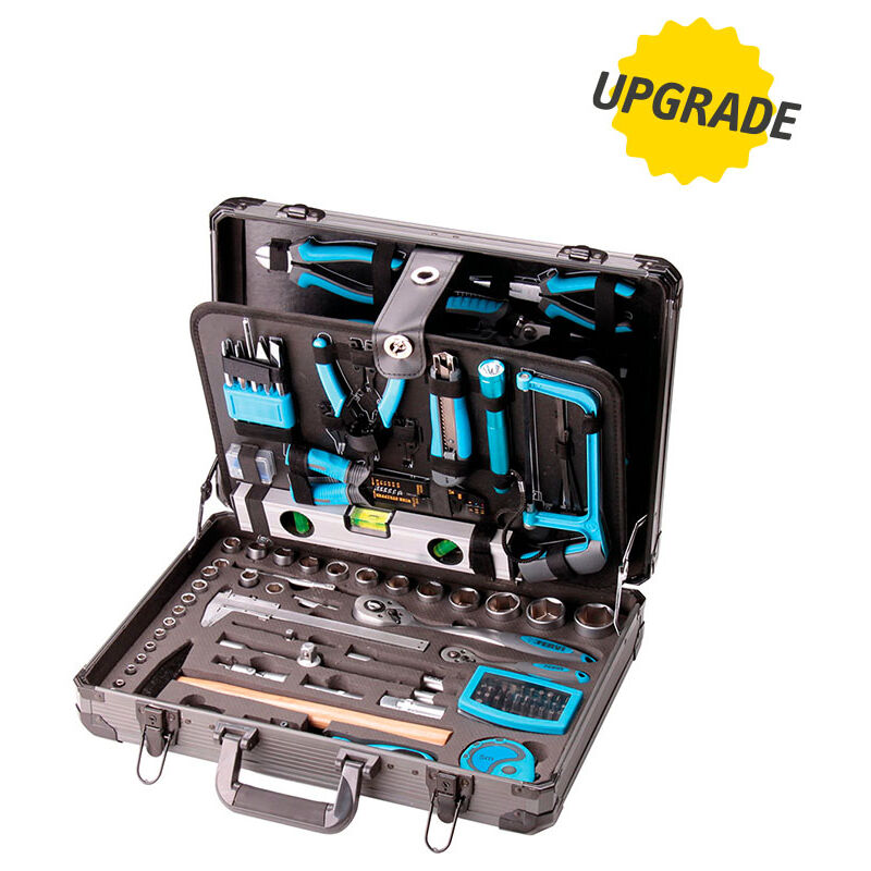 

MALETA CAJA DE UTILES Y ACCESORIOS HERRAMIENTAS 162 PZ TRABAJO 0105 - Fervi