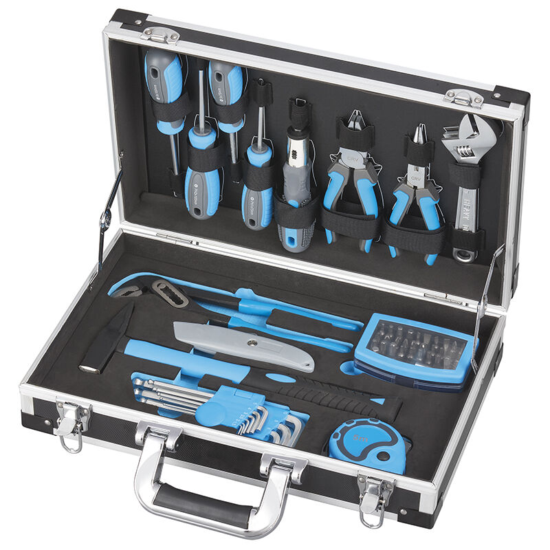 

MALETA CAJA DE UTILES Y ACCESORIOS HERRAMIENTAS 54 PZ TRABAJO 0434 - Fervi