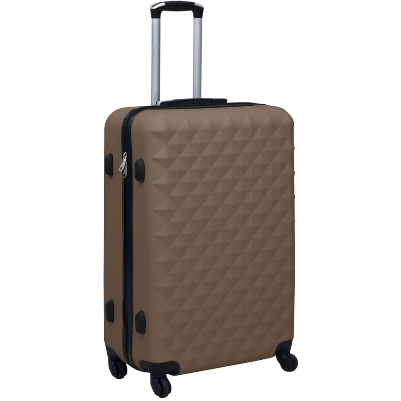 

Happyshopping - Maleta rigida con ruedas ABS marron