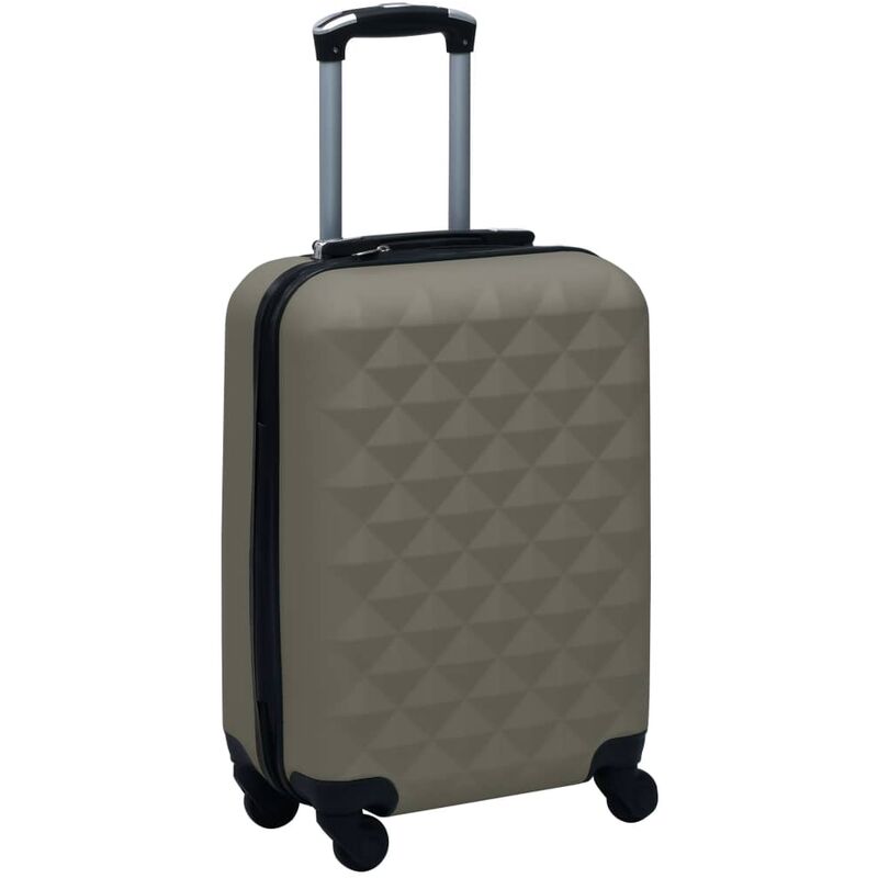 

Maleta trolley con ruedas rigida ABS gris antracita