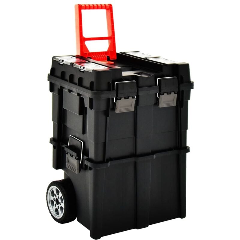 

Maleta trolley para herramientas con mango 46x36x41 cm