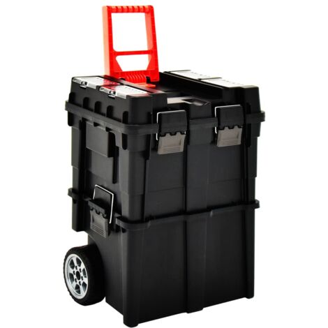 Maleta trolley para herramientas con mango 46x36x41 cm