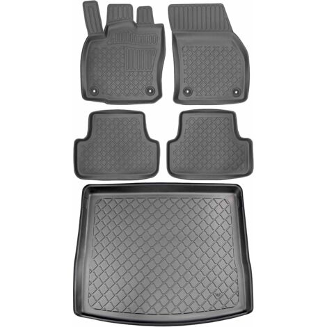 Maletero ARISTAR 193297G + Alfombrillas ARISTAR 603076 - Skoda Karoq SUV desde 11.2017, pie AV2 delantero - INSTALADO