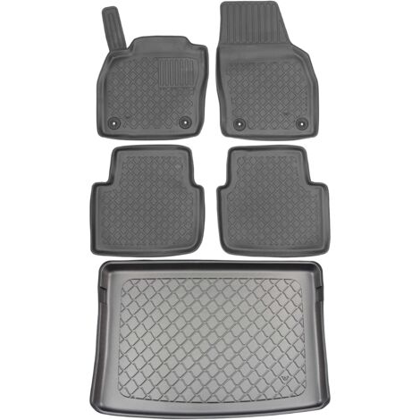 Maletero ARISTAR 193981G + Alfombrillas ARISTAR 603298 - Skoda Kamiq SUV desde 09.2019, espacio para pies delantero AV2 - INSTALADO