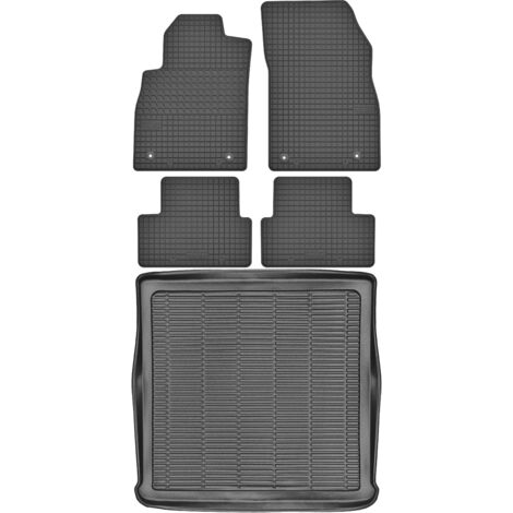 Maletero MAX-MAT 911504 + Alfombrillas MOTOHOBBY 160103 - Opel Astra IV J Kombi de 2010-2015, OP espacio para los pies delantero - Instalado