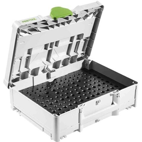 Maletín con inserto para accesorios FESTOOL Systainer³ SYS3-OF D8/D12