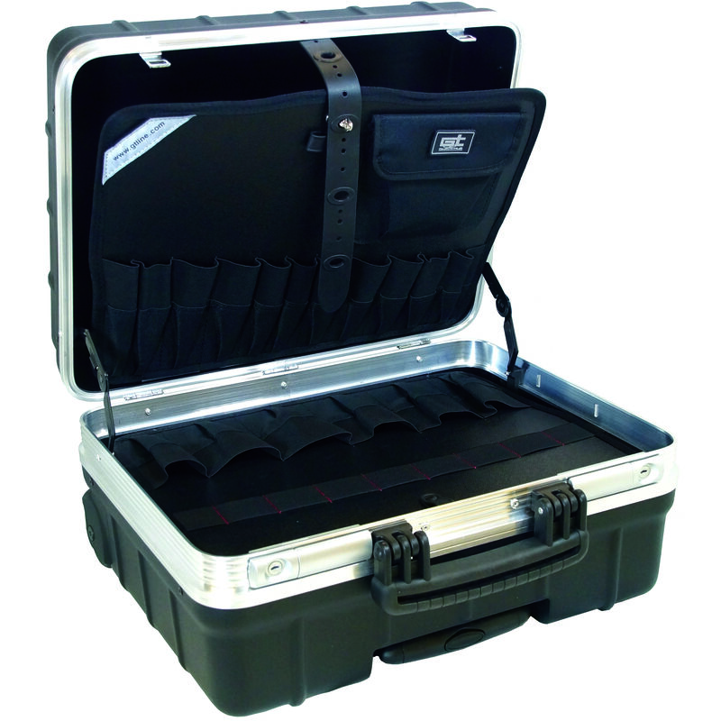 Gt Line - Maletín de herramientas gt Atomik wh pts (sin contenido, maletín con ruedas + mango telescópico, carro de herramientas incl. panel de