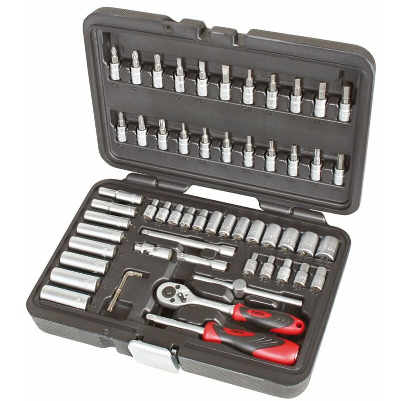 

MALETIN HERR.57 PZAS. 1/4' CHR-V - Ratio
