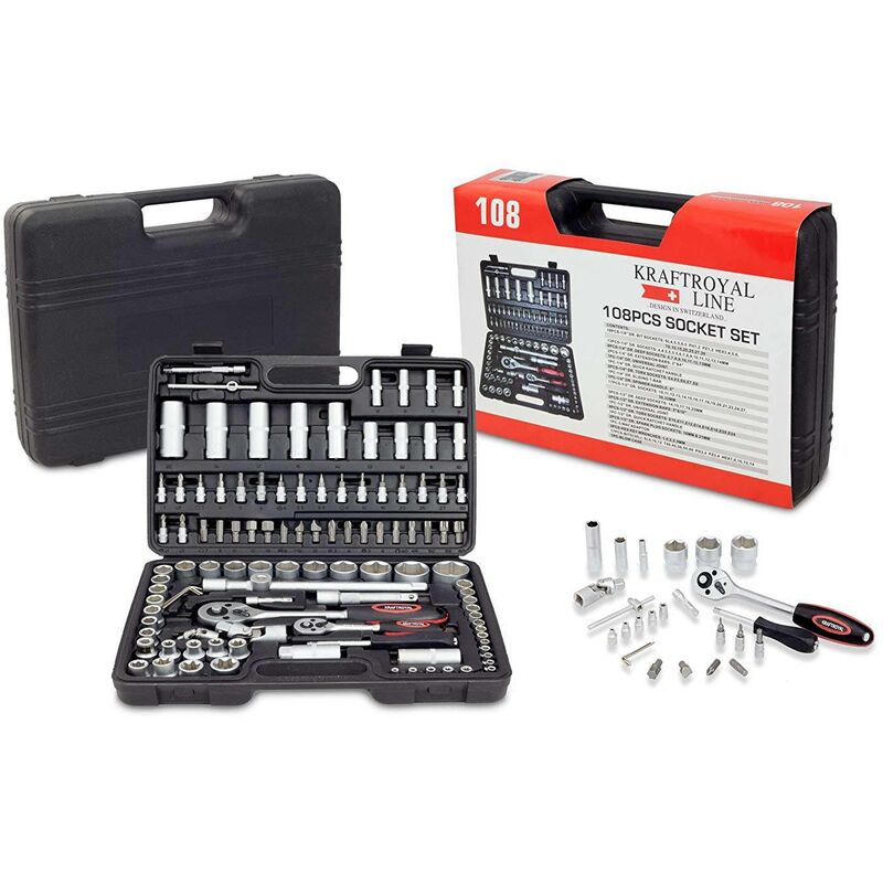 

Maletín Herramientas 108 pcs