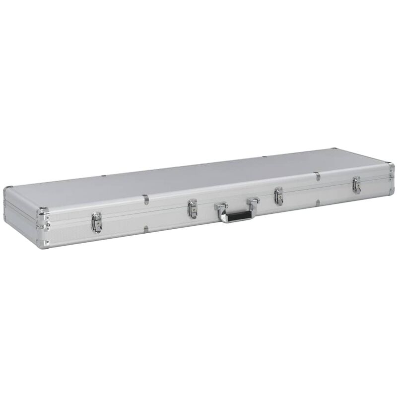 

Maletin para armas de aluminio plateado 134x35x12 cm