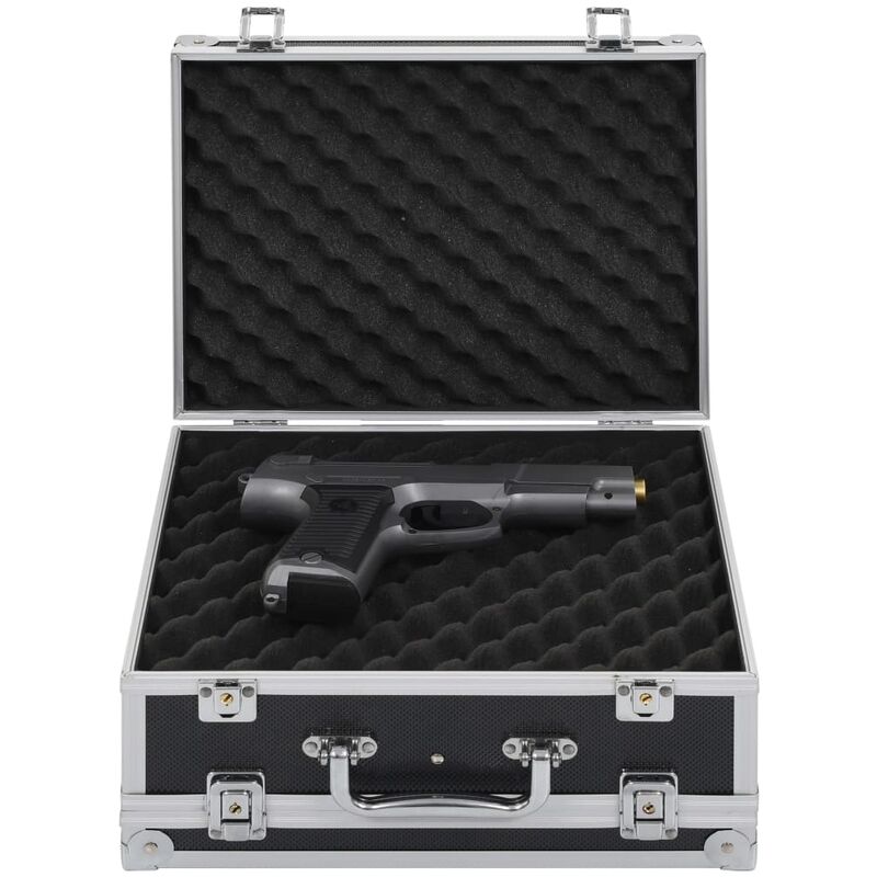 

Happyshopping - Maletin para armas de aluminio y ABS negro