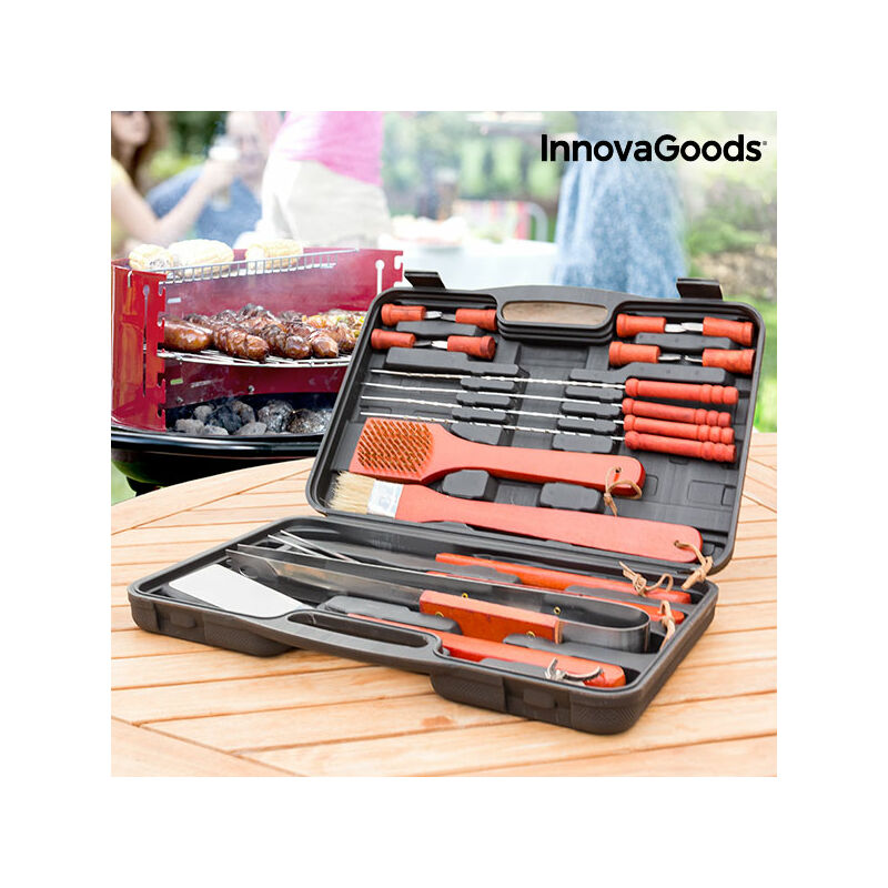 

Maletín para Barbacoas InnovaGoods (18 Piezas)