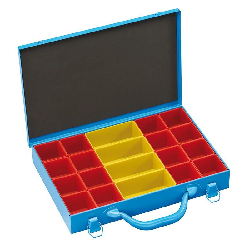 

MALETÍN PORTAHERRAMIENTAS CAJA DE METAL 0423/1 - Fervi