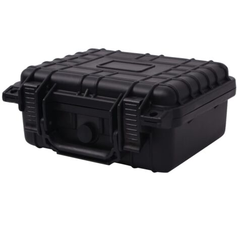 Maletín protector de equipo negro 40,6x33x17,4 cm