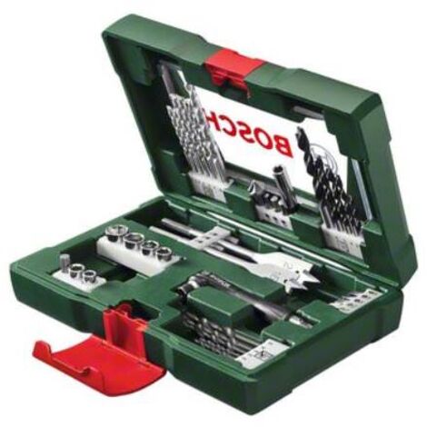 Maletín V-Line 41 piezas de taladros e insertos con destornillador angular - Bosch