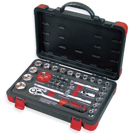 Maletín vasos hex SAE 1/2 41 piezas DOGHER 531-004