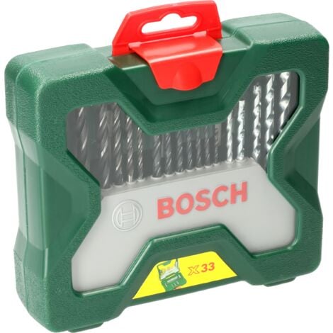 Maletín X-Line de 33 piezas puntas brocas y llaves de vaso  BOSCH 2607019325