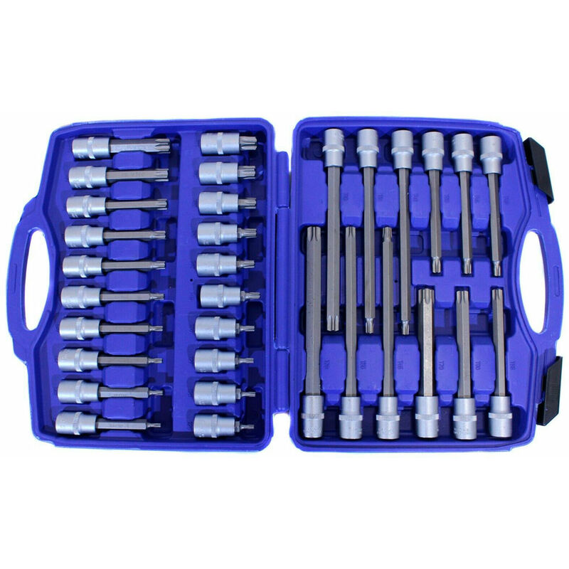 

Maletín de Herramientas | Juego de LLaves Combinadas | 32 Piezas |Torx | Carraca | Cruz