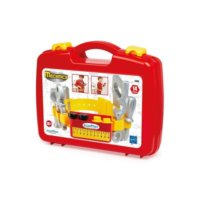 Ecoiffier - Malette ceinture a outils 2418 - La ceinture du bricoleur