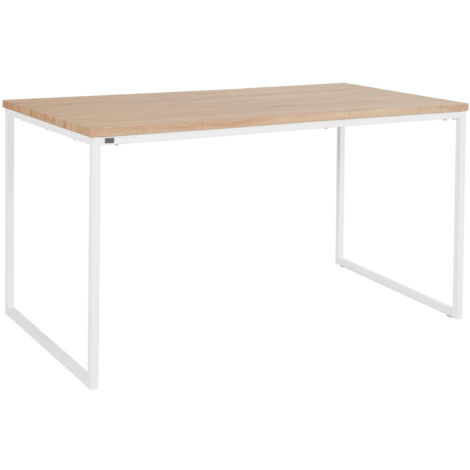 Mali-Table à manger 160 cm 6 places en Chêne Blanc