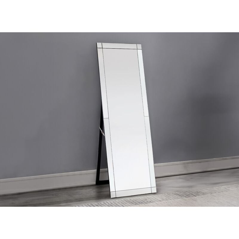 Malia - Grand miroir rectangulaire sur pied malia