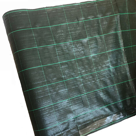 Malla antihierba verde rayada - 95 g - 2x100 m