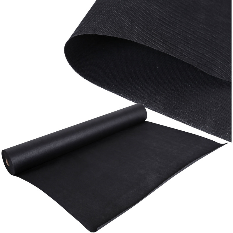 

Malla antihierbas Estera de tela Tejido 20 x 1,5m para malas hierbas Jardines 150 g/m² negro