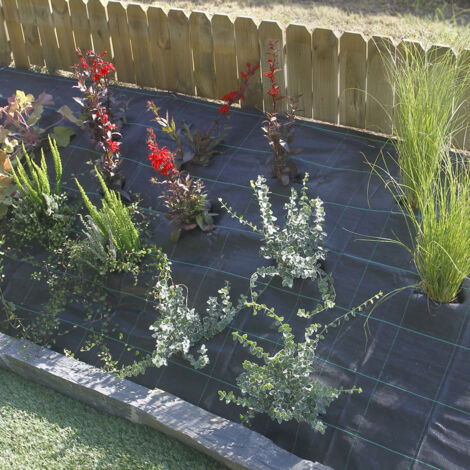 MALLA ANTIHIERBAS GROUNDSOL 120 G NEGRO NORTENE 3.3X100 M