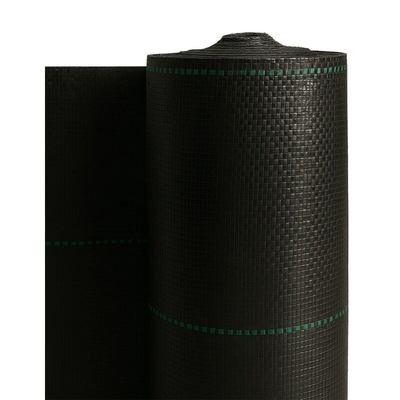 

Malla Antihierbas | Malla contra Malas Hierbas, Gramaje 110 gramos Geotextil | Protección césped artificial | Rollos Completos - 2X20M = 40M2