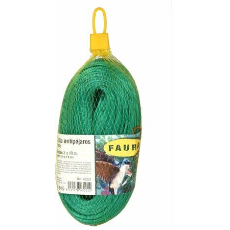Malla Antipájaros 18x18mm Verde 8x10 metros