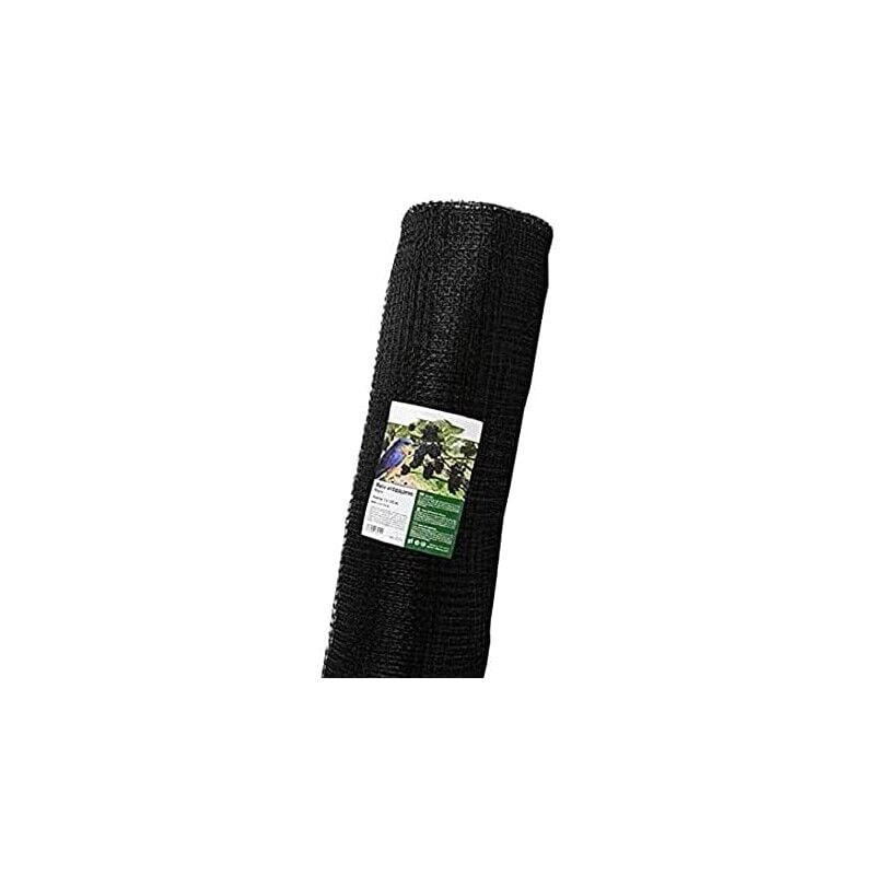 

Malla antipájaros negra, 2 x 100 m, cuadros 16 mm