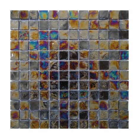 Malla Boreal Noche - Mosaique en verre 30x30cm - unité