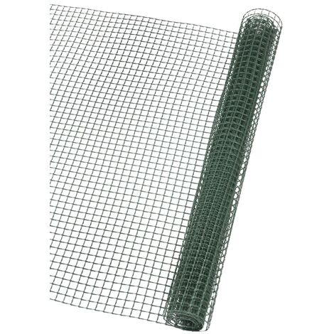 Malla cuadrada de ocultación de jardín verde 5x5 mm 1x3 m Nature - Verde