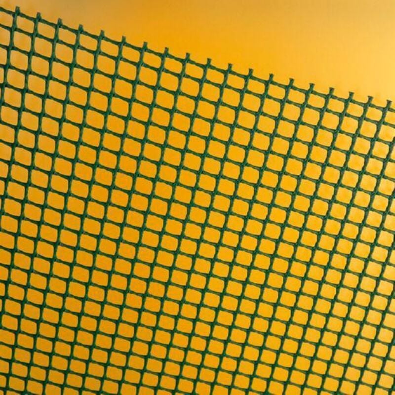 

R/25m. malla plastico c-123 1mt verde 20x20 cuadranet premiun