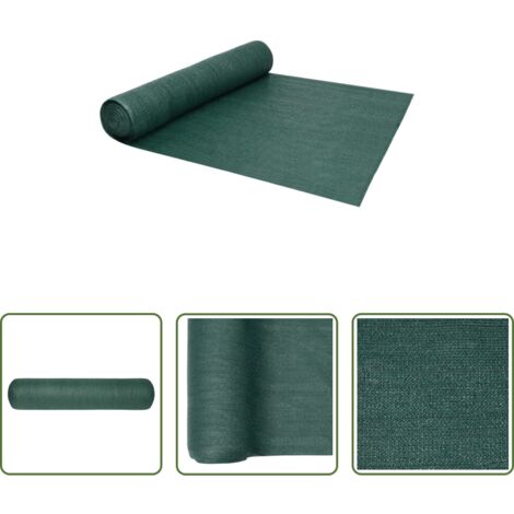Malla de HDPE -  Red de privacidad HDPE verde 1,2x50 m 150 g/m²