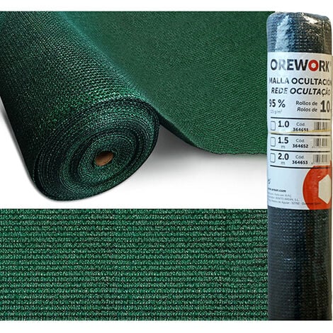 OREWORK Malla de ocultación 95% - 200 cm - 50 m