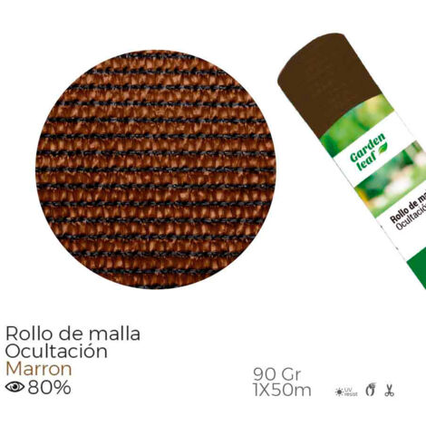 Malla de Ocultación EDM 75801 Marrón Polipropileno (1 x 50 m)