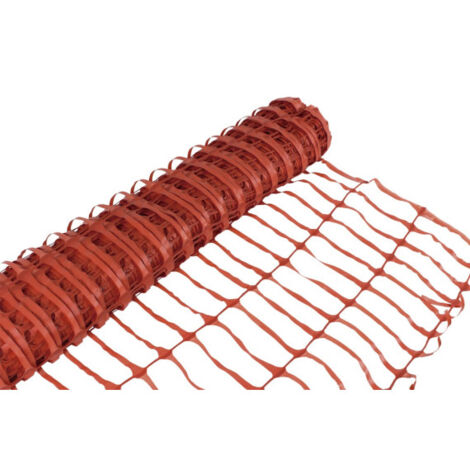 Malla de Señalización de Obras 1x50 m color naranja