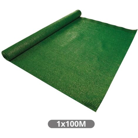 Malla de sombreo 1x100M 80gr Verde