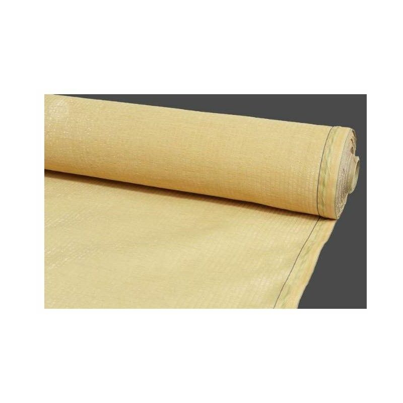 Malla De Sombreo Ratcher Color Beige- Medida 1 Alto x 100 Largo extra