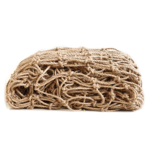 Malla de yute para enrejado – malla de soporte para plantas trepadoras (pepinos, tomates) 5 x 2 m, biodegradable, transpirable y reutilizable.