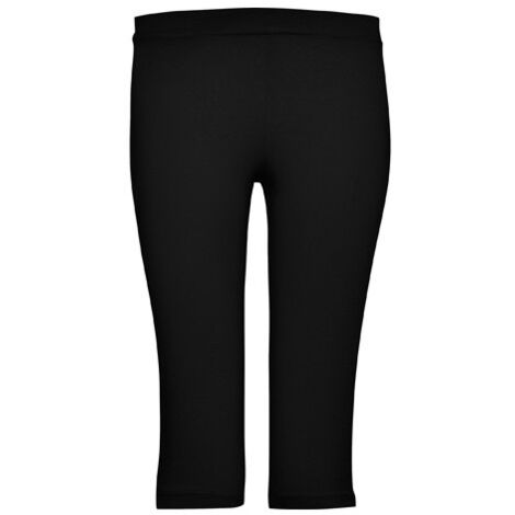 Malla deportiva de mujer a media pierna con apertura lateral CARLA ROLY 12 Negro