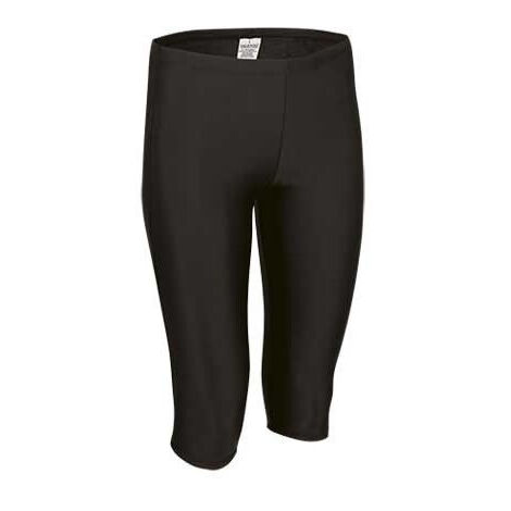 Malla deportiva para mujer 3/4 VALENTO Pilates XL Negro