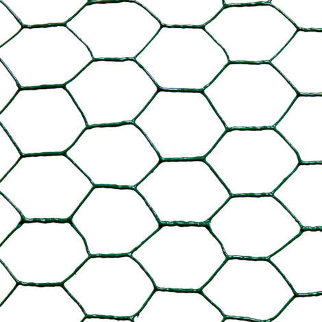 MALLA HEXAGONAL GALVANIZADA PLASTIFICADA 13MM