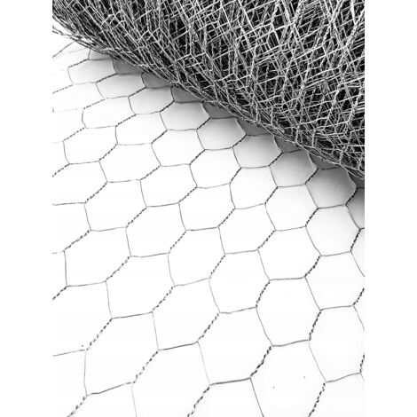 Malla hexagonal para cercado 0,5m x 10m galvanizada