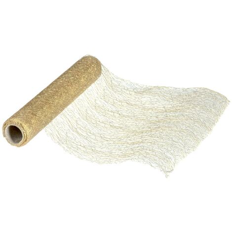 Malla metálica 28x400cm oro - Atmosphera créateur d'intérieur