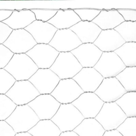 Malla Metálica Galvanizada Hexagonal - H. 100 Ø 12 - Malla 16 mm