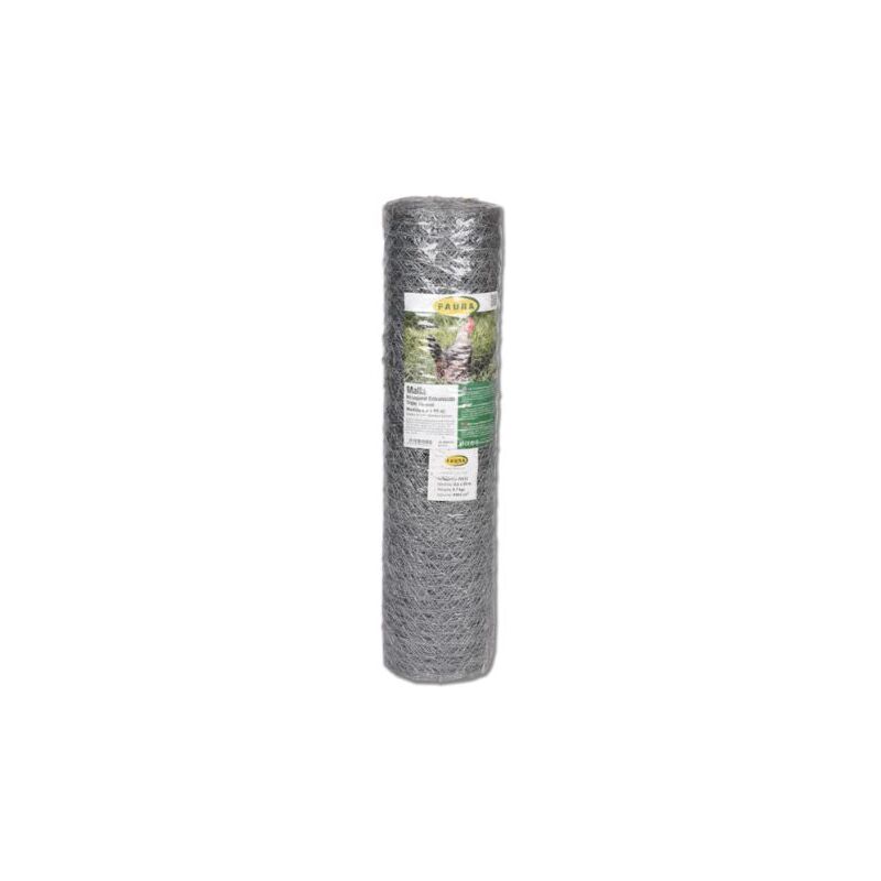 

MALLA METALICA HEX./GALV. 41mm - 0,7mm - 1x50 m